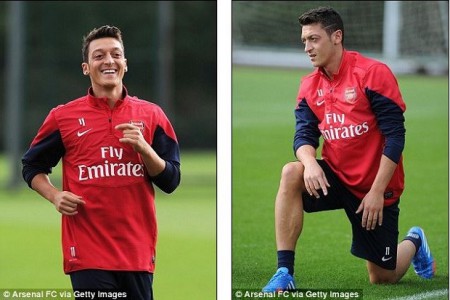Caawo oo la soo shir tageyso Arsenel  Ozil  cayaarteyda ugu horeysa championka 19,09,2013